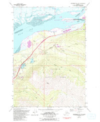 Topo map Anchorage B-7 NE Alaska