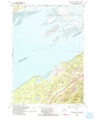 Topo map Anchorage B-7 NW Alaska