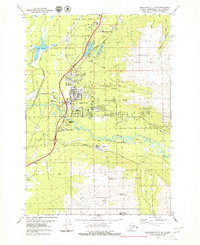 Topo map Anchorage B-7 SW Alaska
