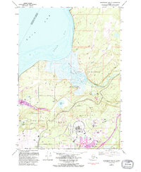 Topo map Anchorage B-8 SE Alaska