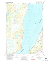 Topo map Anchorage B-8 SW Alaska