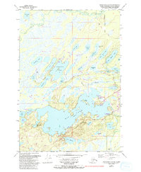 Topo map Anchorage C-8 SW Alaska