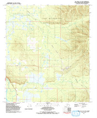 preview thumbnail of historical topo map of Fairbanks North Star County, AK in 1992