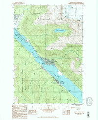 Topo map Juneau B-2 SE Alaska