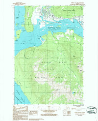 Topo map Juneau B-2 SW Alaska