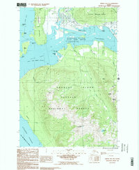 Topo map Juneau B-2 SW Alaska