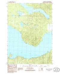 preview thumbnail of historical topo map of Kenai Peninsula County, AK in 1986