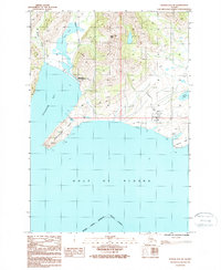 preview thumbnail of historical topo map of Kodiak Island County, AK in 1987