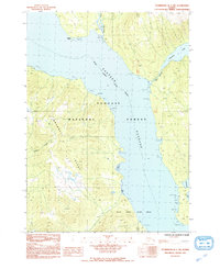 Download a high-resolution, GPS-compatible USGS topo map for Petersburg B-1 NW, AK (1992 edition)