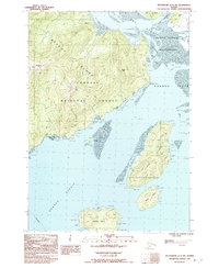 preview thumbnail of historical topo map of Wrangell County, AK in 1992