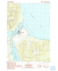 preview thumbnail of historical topo map of Alaska, United States in 1992