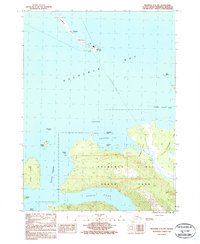 preview thumbnail of historical topo map of Kenai Peninsula County, AK in 1987