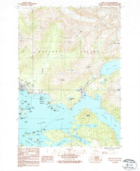 Download a high-resolution, GPS-compatible USGS topo map for Sitka A-4 SW, AK (1987 edition)