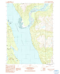 Download a high-resolution, GPS-compatible USGS topo map for Skagway A-1 NW, AK (1991 edition)