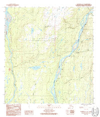 Topo map Talkeetna C-1 SE Alaska