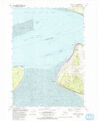 Topo map Tyonek A-1 NE Alaska