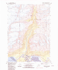 Download a high-resolution, GPS-compatible USGS topo map for Valdez A-7 NE, AK (1983 edition)