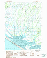 Download a high-resolution, GPS-compatible USGS topo map for Yakutat B-4 NW, AK (1988 edition)