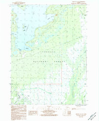 Download a high-resolution, GPS-compatible USGS topo map for Yakutat C-5 SE, AK (1988 edition)