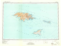 Topo map Attu Alaska