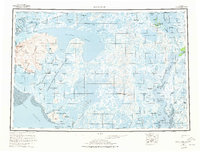 Topo map Baird Inlet Alaska
