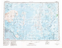 Topo map Baird Inlet Alaska
