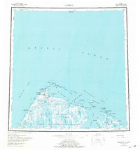 1955 Map of Barrow, 1978 Print