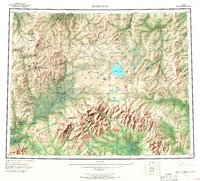 Topo map Bendeleben Alaska