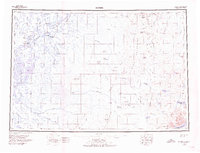 1950 Map of Bethel County, AK, 1976 Print