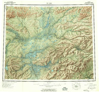 1956 Map of Allakaket, AK, 1958 Print