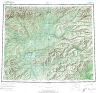 1956 Map of Alatna, AK, 1974 Print