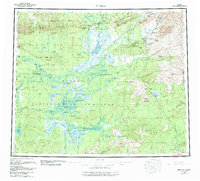 Download a high-resolution, GPS-compatible USGS topo map for Bettles, AK (1984 edition)