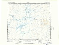 1951 Map of Alatna, AK, 1952 Print