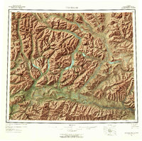 Download a high-resolution, GPS-compatible USGS topo map for Chandalar, AK (1958 edition)