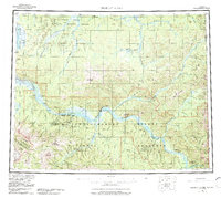 Download a high-resolution, GPS-compatible USGS topo map for Charley River, AK (1987 edition)