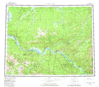 Download a high-resolution, GPS-compatible USGS topo map for Charley River, AK (1982 edition)