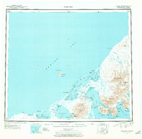 1943 Map of Cold Bay, 1969 Print