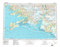 Topo map Cordova Alaska