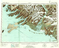 1948 Map of Cordova, 1957 Print