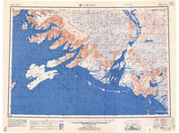 1951 Map of Cordova, 1958 Print