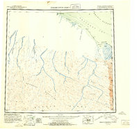 Download a high-resolution, GPS-compatible USGS topo map for Demarcation Point, AK (1951 edition)