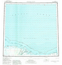 Download a high-resolution, GPS-compatible USGS topo map for Flaxman Island, AK (1955 edition)
