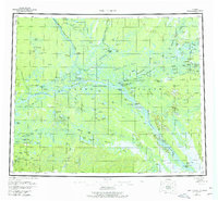 Download a high-resolution, GPS-compatible USGS topo map for Fort Yukon, AK (1977 edition)