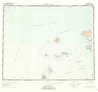 preview thumbnail of historical topo map of Aleutians West County, AK in 1954