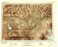 Download a high-resolution, GPS-compatible USGS topo map for Gulkana, AK (1951 edition)