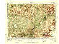 Download a high-resolution, GPS-compatible USGS topo map for Gulkana, AK (1956 edition)