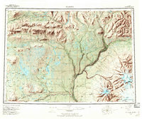Download a high-resolution, GPS-compatible USGS topo map for Gulkana, AK (1969 edition)