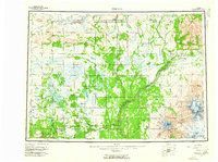 Download a high-resolution, GPS-compatible USGS topo map for Gulkana, AK (1964 edition)