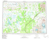 Download a high-resolution, GPS-compatible USGS topo map for Gulkana, AK (1982 edition)