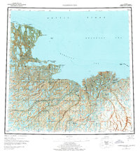Download a high-resolution, GPS-compatible USGS topo map for Harrison Bay, AK (1977 edition)